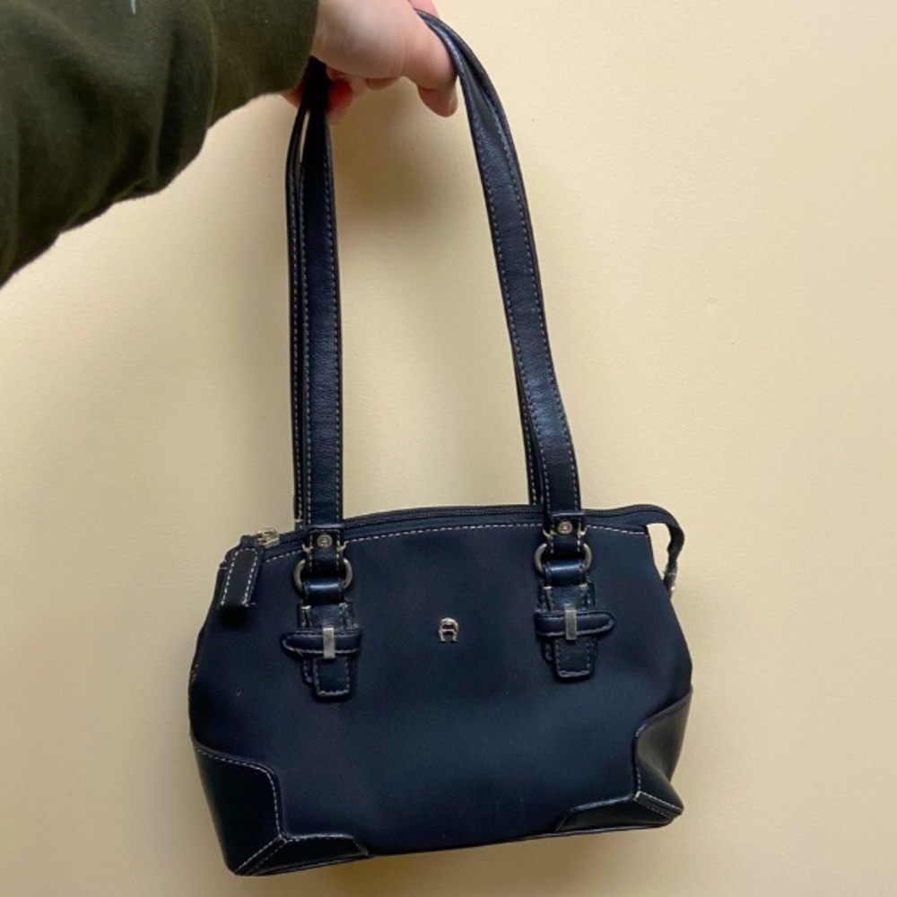 Vintage Etienne Aigner Mini Canvas Bag
